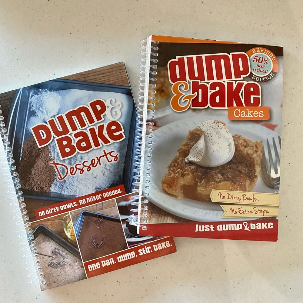 Dump Cake Dump Desserts cook book bundle